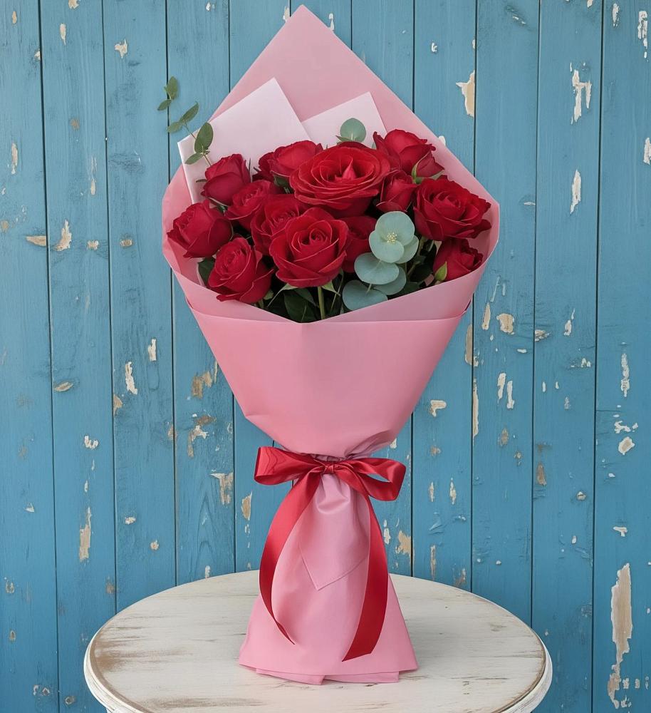 Букет цветов из: Розы в Новый Снопок