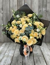 Букет цветов из:  Розы и Лизиантусы #REPLACE_PRED# Новый Снопок