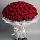 Букет 101 Красная роза Блэк Мэджик в Новый Снопок