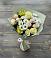Букет цветов из: Альстромерии, Розы и Хризантемы в Новый Снопок