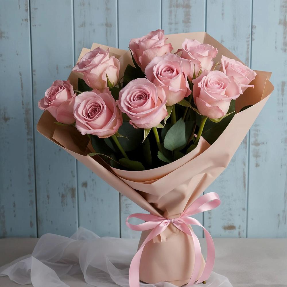 Букет цветов из: Розы в Новый Снопок