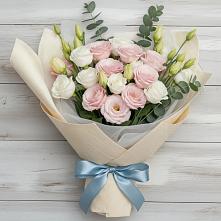 Букет цветов из:  Лизиантусы #REPLACE_PRED# Новый Снопок