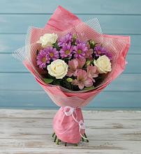 Букет цветов из:  Герберы #REPLACE_PRED# Новый Снопок