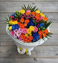 Букет цветов из:  Розы и Хризантемы #REPLACE_PRED# Новый Снопок