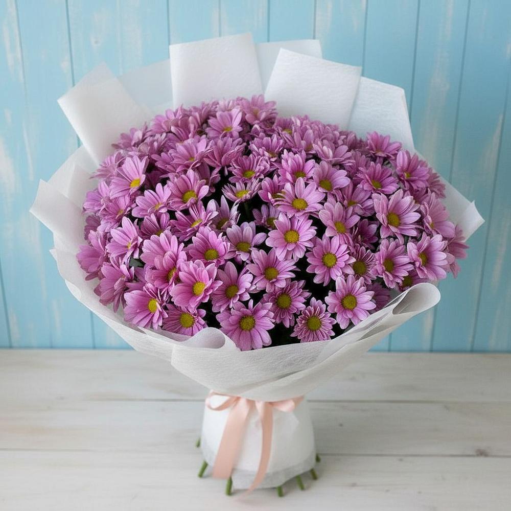 Букет цветов из: Хризантемы в Новый Снопок