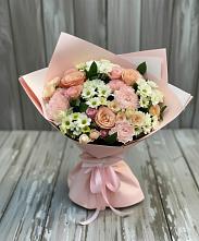 Букет цветов из:  Гвоздики, Розы и Хризантемы #REPLACE_PRED# Новый Снопок