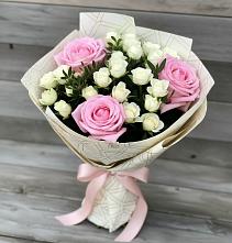 Букет цветов из:  Розы в Новый Снопок