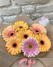 Букет цветов из:  Герберы #REPLACE_PRED# Новый Снопок