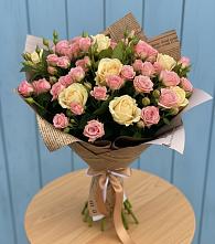 Букет цветов из:  Розы в Новый Снопок