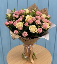 Букет цветов из:  Розы в Новый Снопок