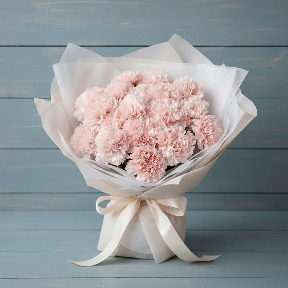 Букет цветов из: Гвоздики в Новый Снопок