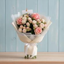 Букет цветов из:  Розы в Новый Снопок